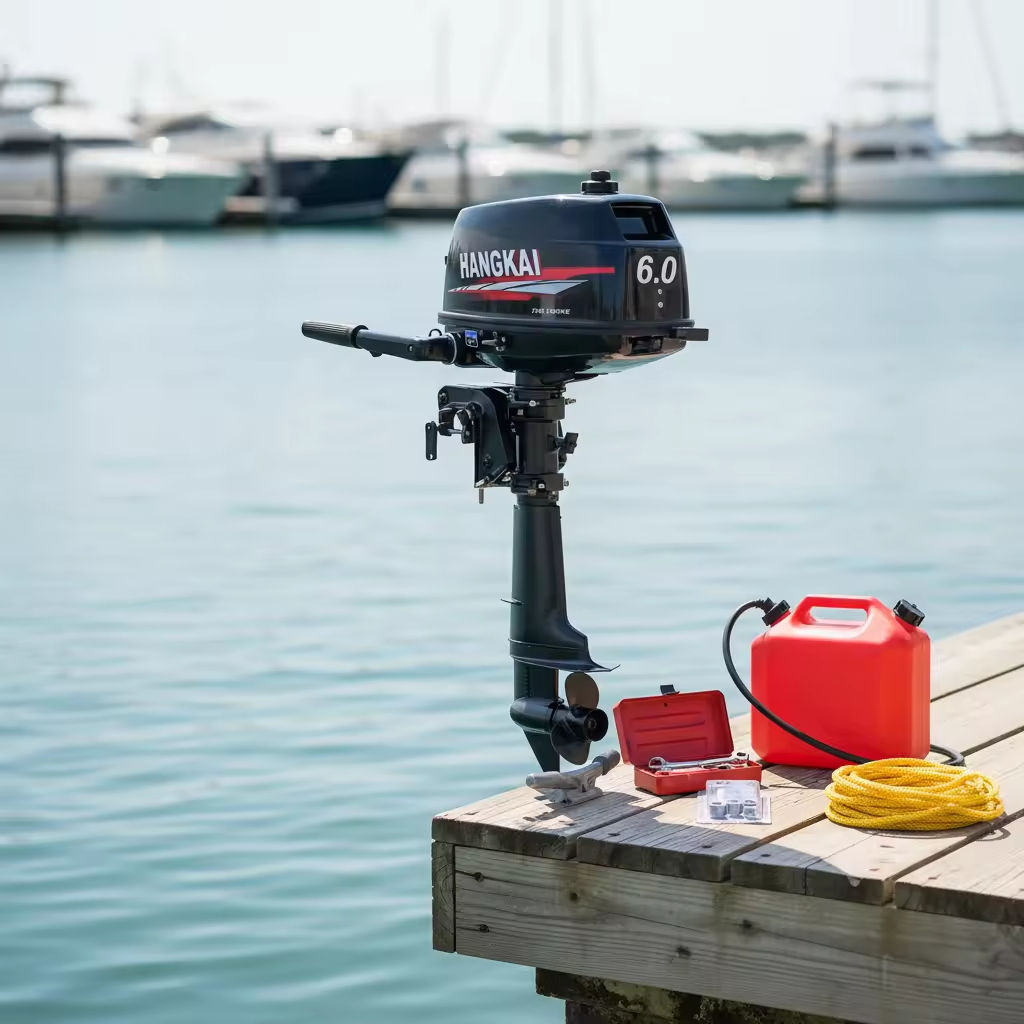 Fishing Boat Outboard Motor - 도매 HANGKAI 6HP 2행정 102CC 선외