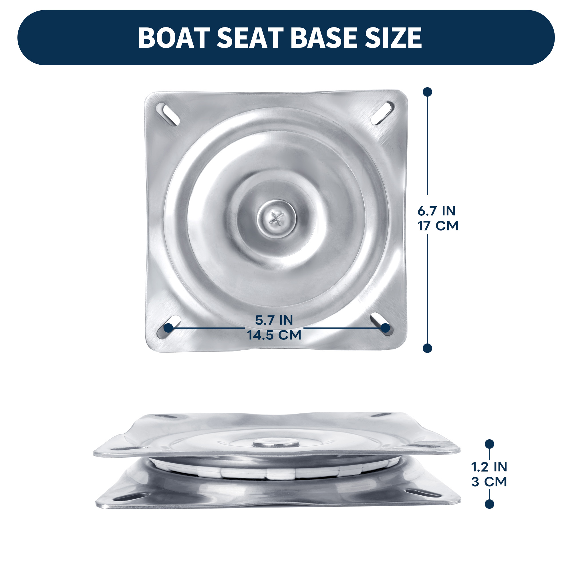 보트 시트 회전판, 316 스테인리스 스틸 시트 회전판 - Fishing Boat Seat 리뷰 및 가격